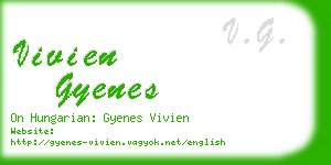 vivien gyenes business card